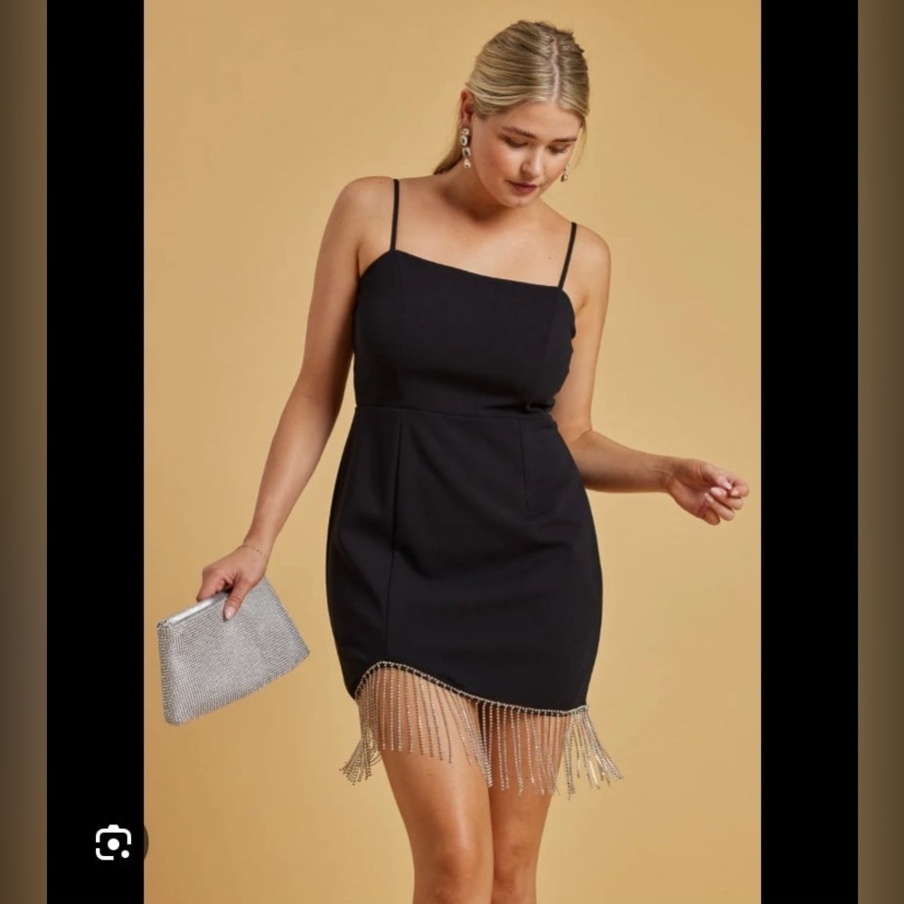 Trixxi rhinestone dress